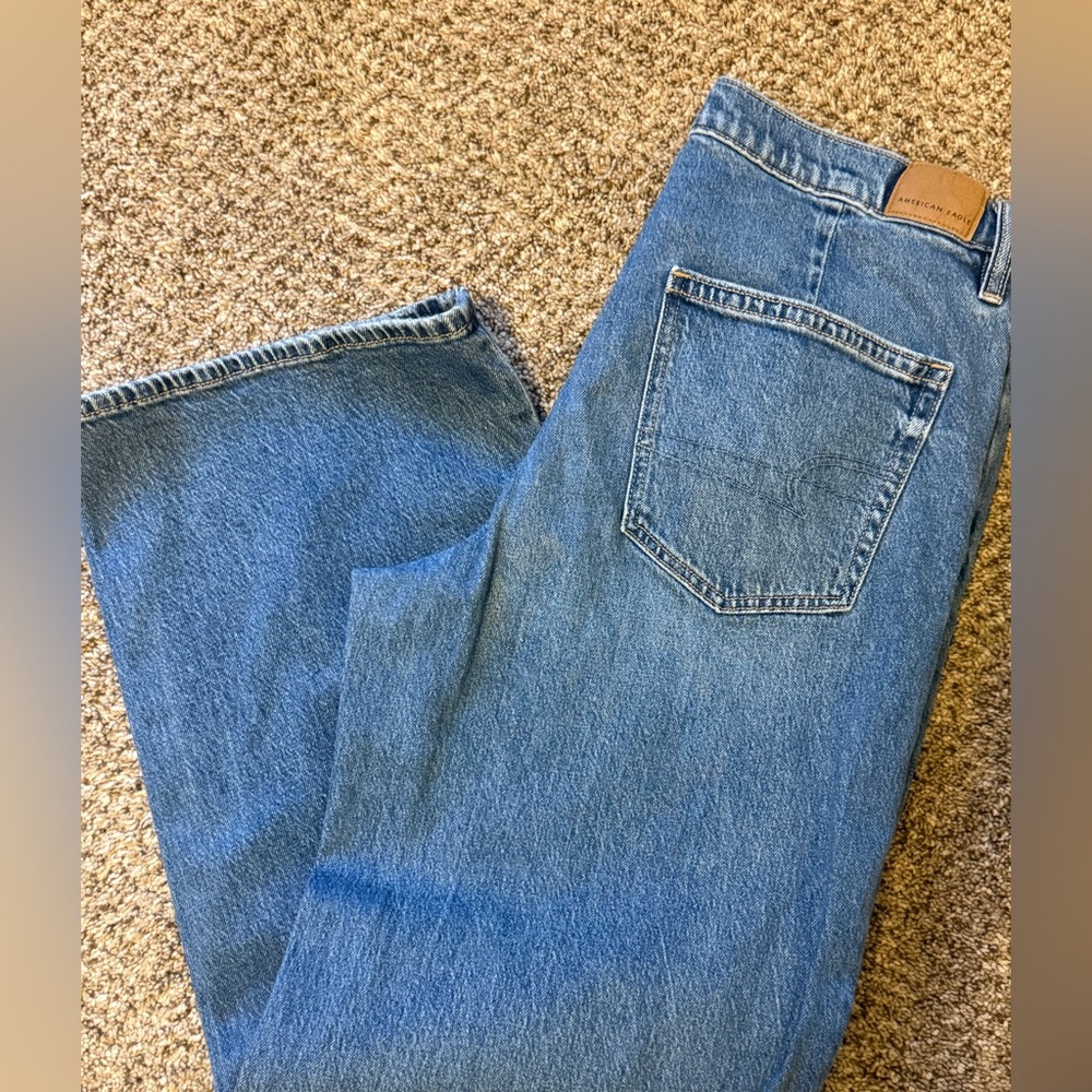 American Eagle Outfitters Blue Stovepipe Jeans